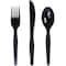 Dixie Teaspoon, Black Hvy/Med Wt 1000PK DXETM517 - alternate 2
